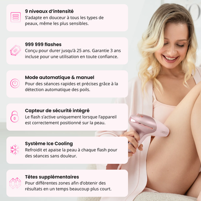 Intense Pulsed Light Hair Remover - Ulvessa